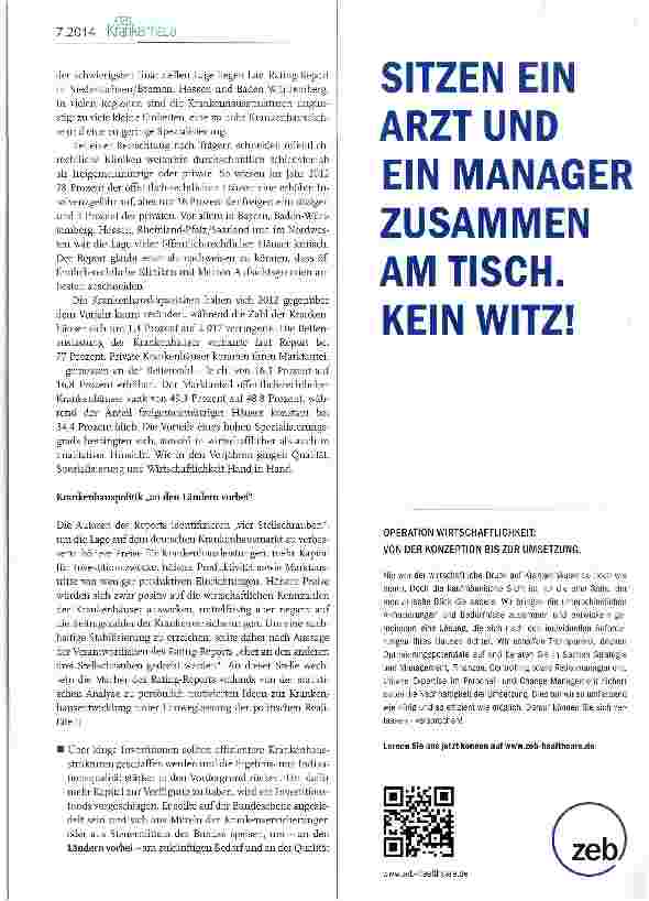 Vorschauseite 4: Bund-Länder-Arbeitsgruppe zur Krankenhausreform