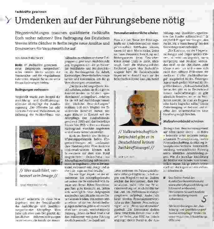 Vorschauseite 1: Umdenken auf der Führungsebene nötig