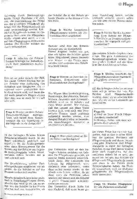 Vorschauseite 2: Krankenund Kinderkrankenpflege im Spiegel der Realität aus der Sicht der Schüler/innen Braun-Preis 93, 2. Platz