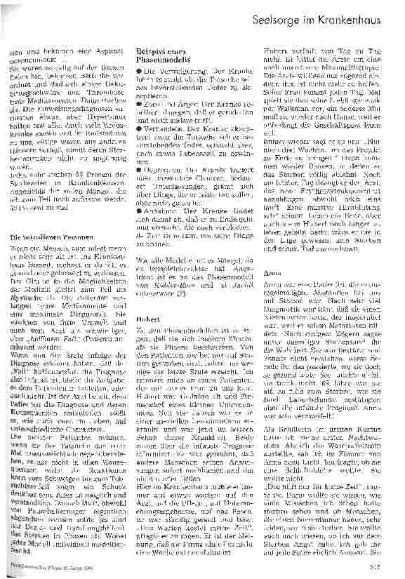 Vorschauseite 2: Sterben im Krankenhaus Teil 1