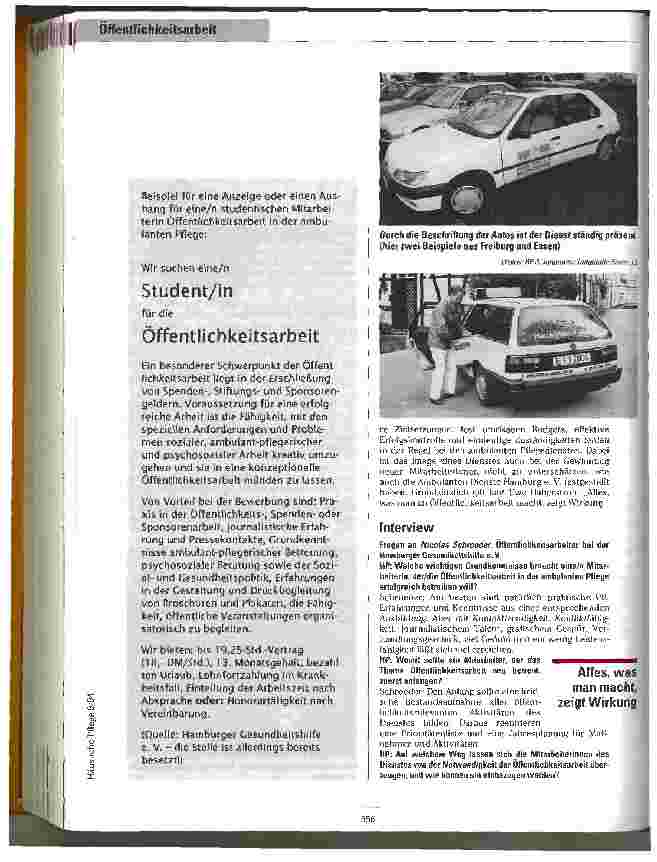 Vorschauseite 5: Information ist alles Praktische Öffentlichkeitsarbeit in der Häuslichen Pflege