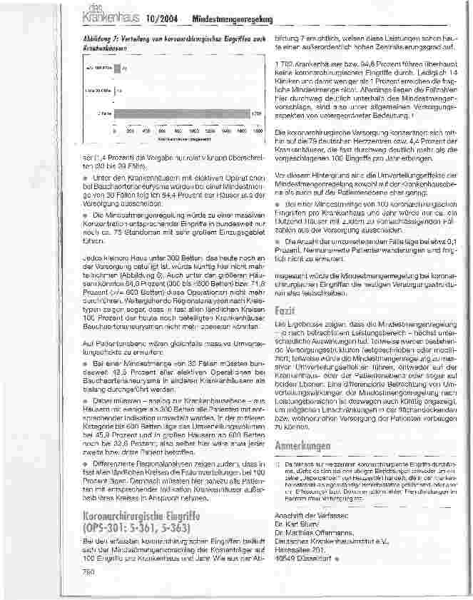 Vorschauseite 4: Umverteilungswirkungen der Mindestmengenregelung