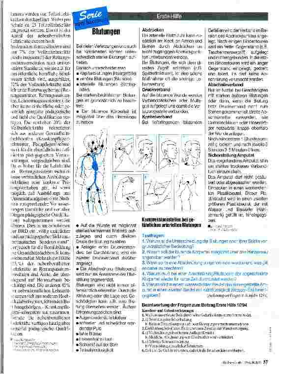Vorschauseite 2: Berufsausbildung im Rettungsdienst Aufforderung zur kritischen Diskussion