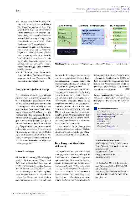 Vorschauseite 3: Telekonsultation in der Medizin als bundesweites Netzwerk
