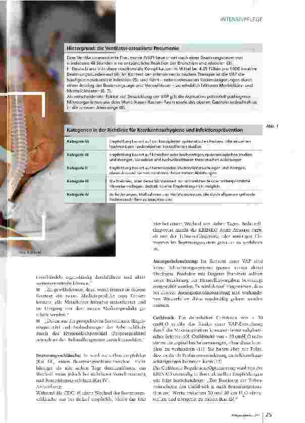 Vorschauseite 2: Im Fokus: Weniger Pneumonien