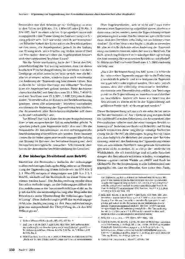 Vorschauseite 2: Ergänzung der Tagesordnung der Personalratssitzung ohne Anwesenheit aller Mitglieder?