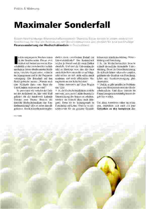 Vorschauseite 1: Maximaler Sonderfall