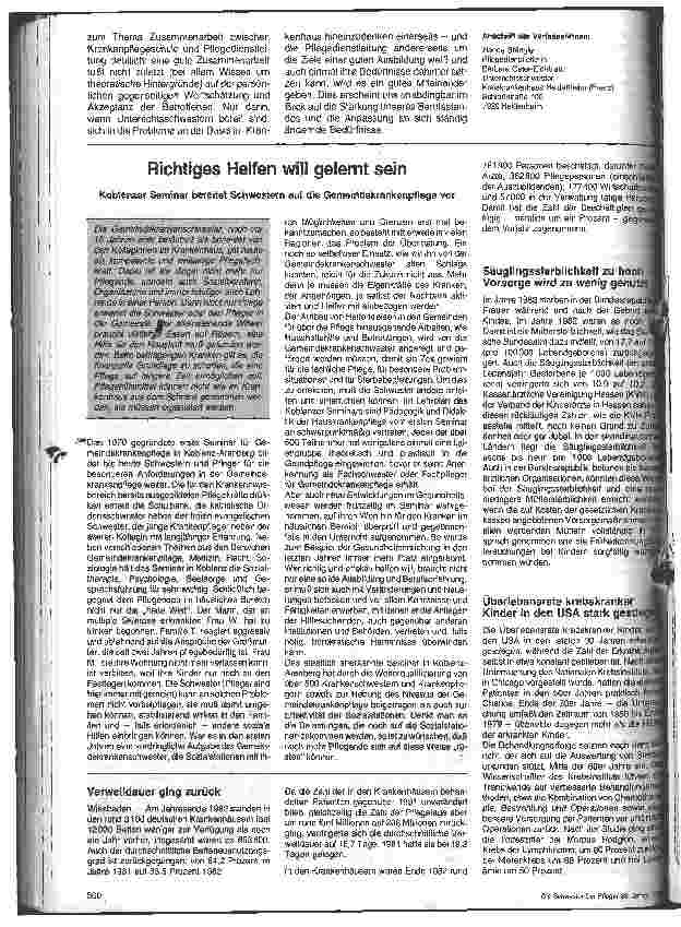Vorschauseite 4: Zusammenarbeit zwischen Krankenpflegeschule und Pflegedienstleitung 2.Folge : Schluß