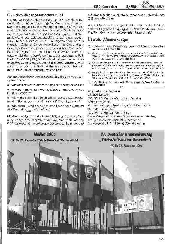 Vorschauseite 3: DRG-Kennzahlen für die strategische PlanungWelche Konsequenzen hat der Referentenentwurf für die Konvergenzphase?