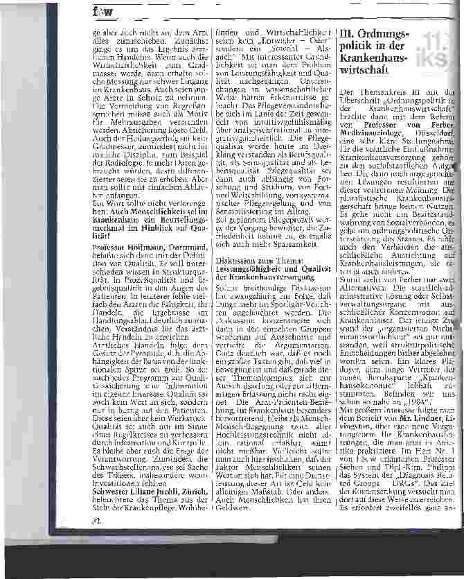 Vorschauseite 3: 11. Internationales Krankenhaussymposion 8.-10. Feb. 1984 Evolution statt Revolution in der Krankenhauswirtschaft