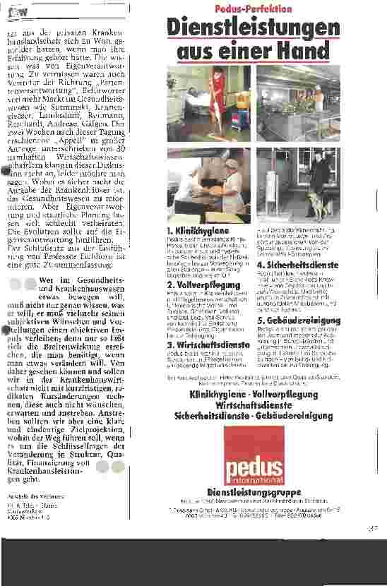 Vorschauseite 6: 11. Internationales Krankenhaussymposion 8.-10. Feb. 1984 Evolution statt Revolution in der Krankenhauswirtschaft