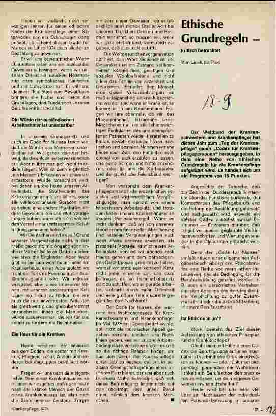 Vorschauseite 1: Ethische Grundregeln - kritisch betrachtet