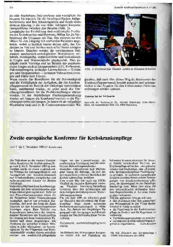 Vorschauseite 3: Probleme des Pflegepersonals bei der psychosozialen Betreuung von Krebspatienten