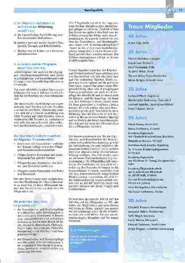 Vorschauseite 2: Paradigmenwechsel in der Krankenpflegeoder: von der Krankenschwester zur Gesundheitsund Krankenpflegerin