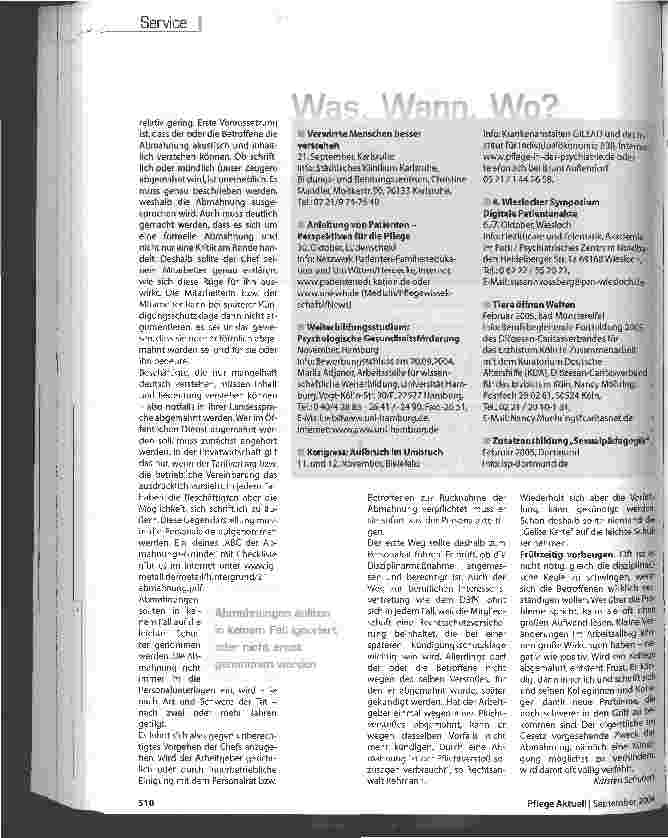 Vorschauseite 2: Nicht jeder Vorfall ist Grund für eine Abmahnung