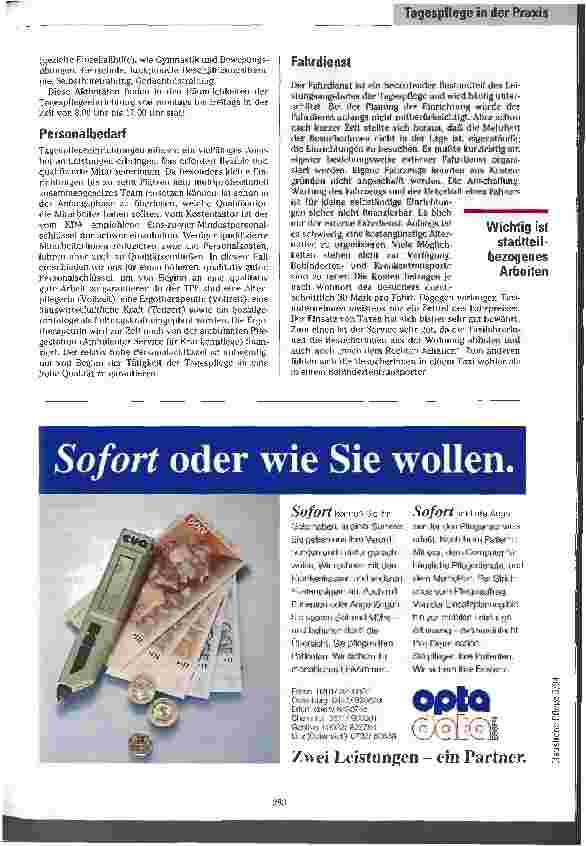 Vorschauseite 3: Notwendigkeit und Wagnis Erfahrungen nach einem Jahr Tagespflege in Hannover