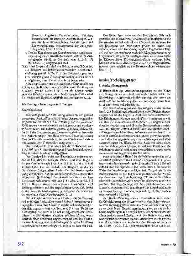 Vorschauseite 3: Heimkostentransparenz