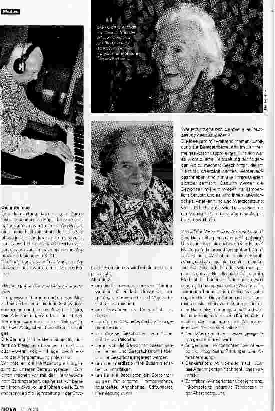 Vorschauseite 2: Heimzeitung (k)eine Eintagsfliege!