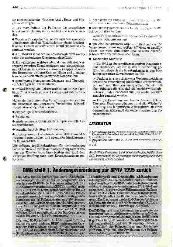 Vorschauseite 4: Die künftige Koordination von ambulanter und stationärer Versorgung aus der Sicht der Krankenhäuser