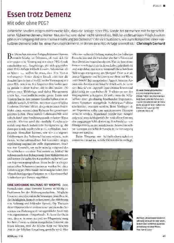 Vorschauseite 1: Essen trotz Demenz