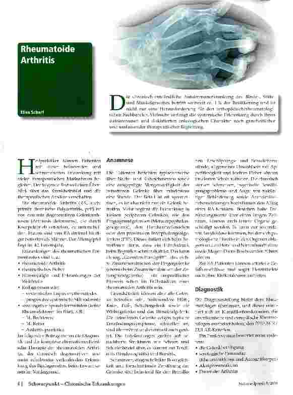 Vorschauseite 1: Rheumatoide Arthritis