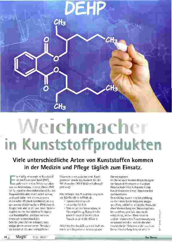 Vorschauseite 1: Weichmacher in Kunststoffprodukten