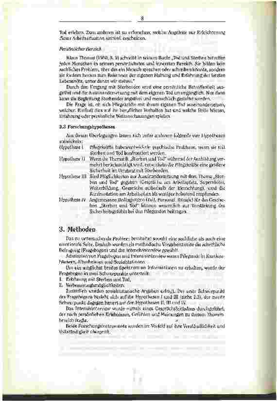 Vorschauseite 3: Sterben und Tod im Berufsalltag Pflegende zwischen Hilflosigkeit und Professionalität