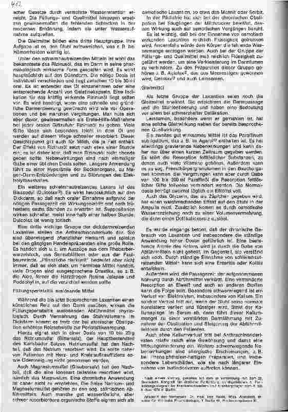 Vorschauseite 4: Grundlagen der Arzneimittelbehandlung: Antizida - Laxantien