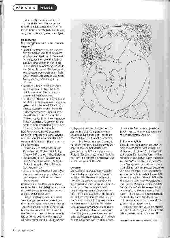 Vorschauseite 5: Stillen - MUTTERMILCH-INHALTSSTOFFE, TRINKMECHANISMEN, MILCHBILDUNG
