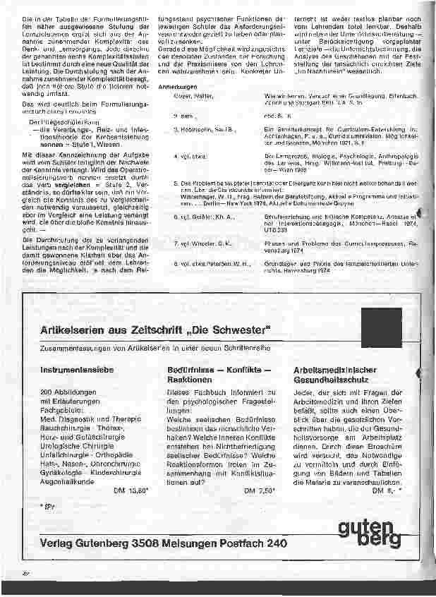 Vorschauseite 3: Sozialwissenschaftliche Aspekte 3. Folge: Zur Lehrplankonstruktion