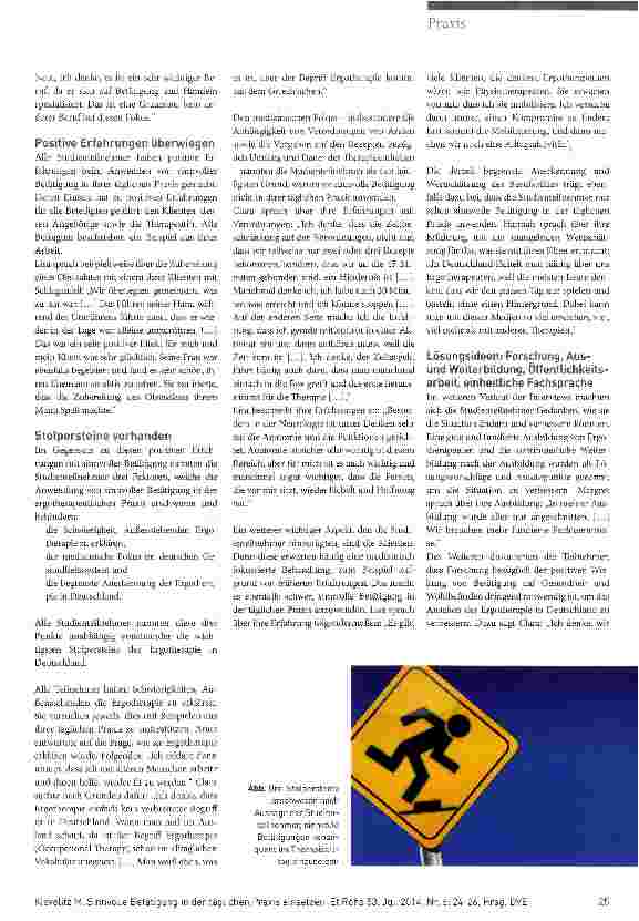 Vorschauseite 2: Sinnvolle Betätigung in der täglichen Praxis einsetzen