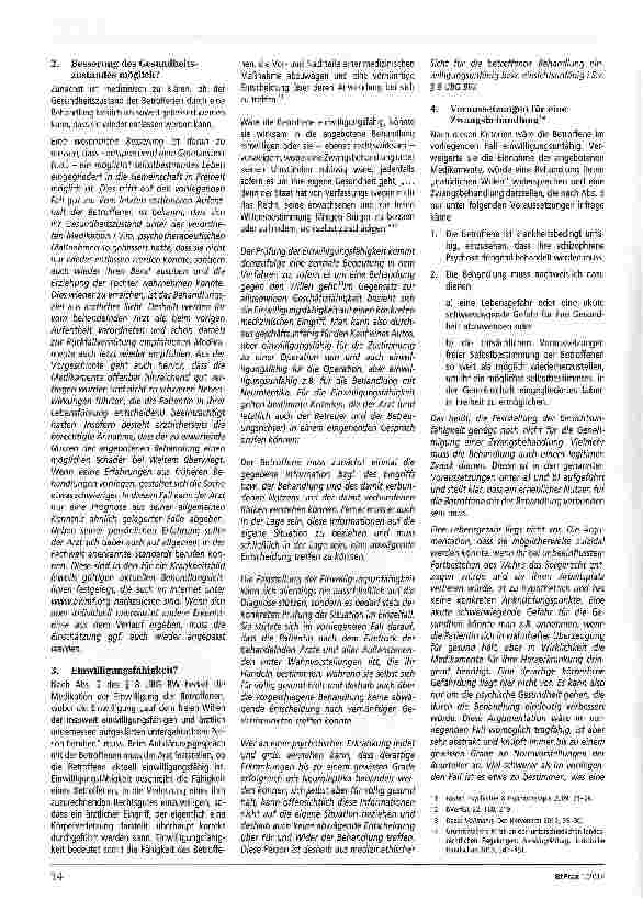 Vorschauseite 3: Psychiatrische Patientenverfügungen und öffentlich-rechtliche Unterbringung