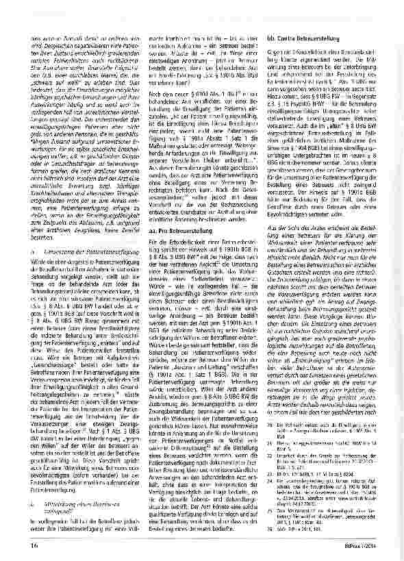Vorschauseite 5: Psychiatrische Patientenverfügungen und öffentlich-rechtliche Unterbringung