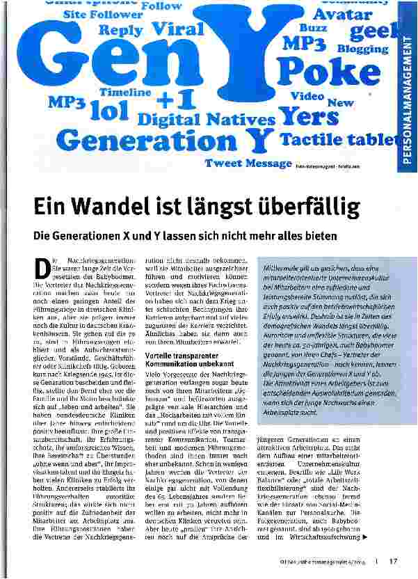 Vorschauseite 1: Ein Wandel ist längst überfällig