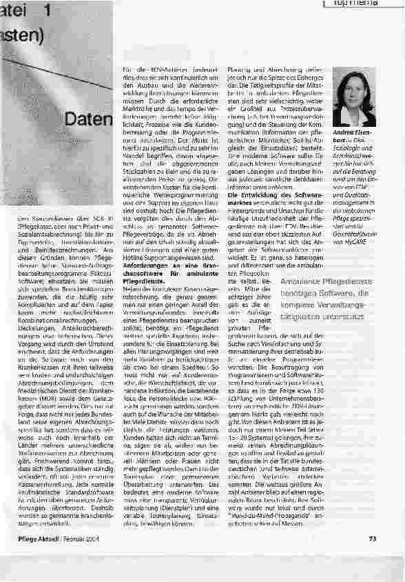 Vorschauseite 2: Software ist nicht gleich Software