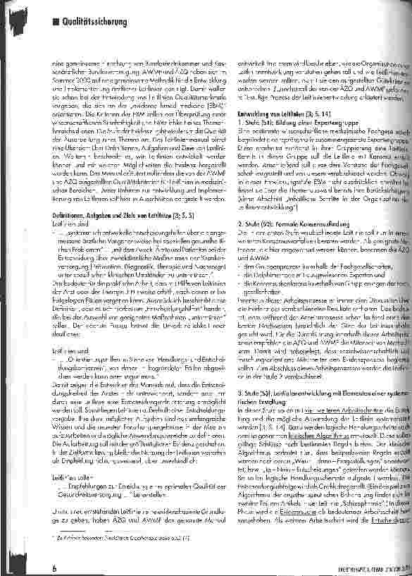 Vorschauseite 2: Ergotherapie - eine Leistung im Gesundheitswesen unter dem Blickwinkel des QS-lnstruments Leitline