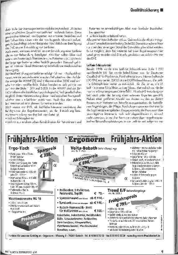 Vorschauseite 5: Ergotherapie - eine Leistung im Gesundheitswesen unter dem Blickwinkel des QS-lnstruments Leitline