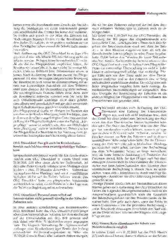 Vorschauseite 2: Der Sturz in Pflegeeinrichtungen