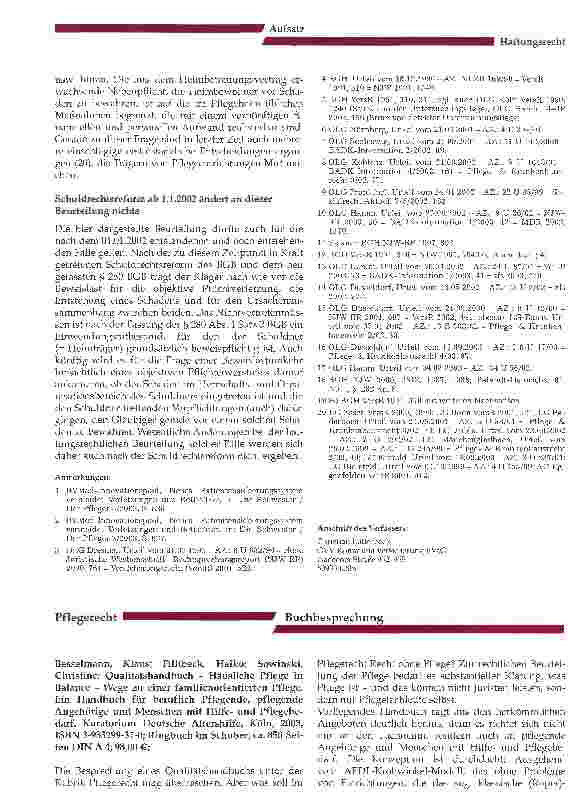Vorschauseite 5: Der Sturz in Pflegeeinrichtungen