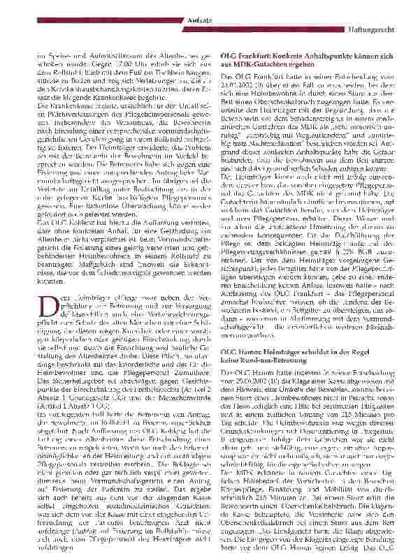 Vorschauseite 6: Der Sturz in Pflegeeinrichtungen
