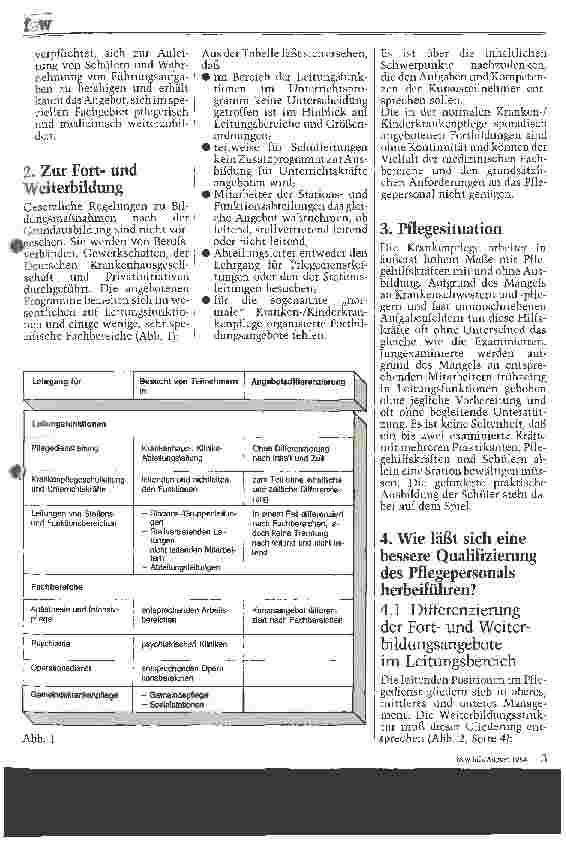 Vorschauseite 2: Nadelöhr - Qualifikation im Pflegedienst