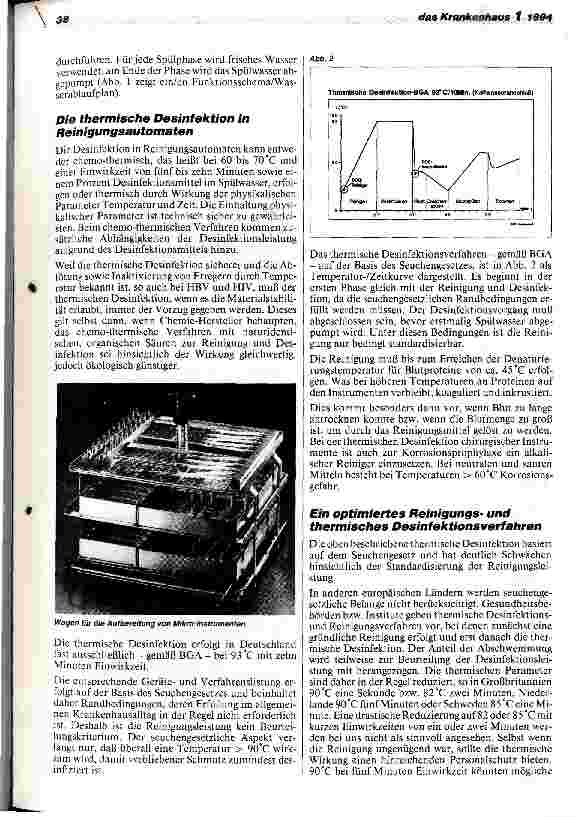 Vorschauseite 2: Die Aufbereitung chirurgischer Instrumente in Desinfektionsund Reinigungsautomaten