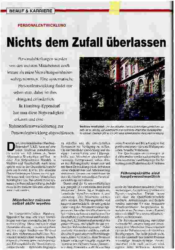 Vorschauseite 1: Nichts dem Zufall überlassen