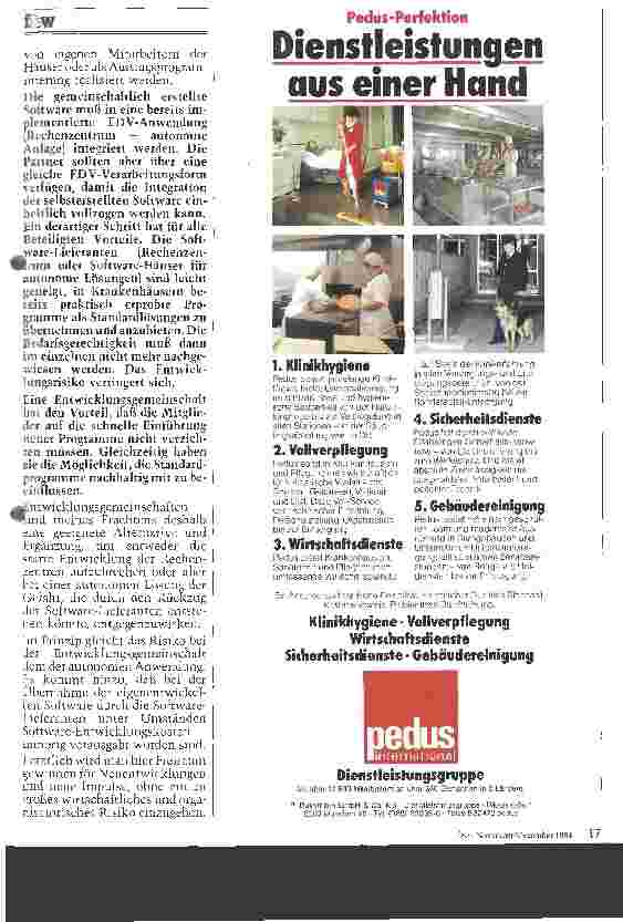 Vorschauseite 5: Die Entwicklungsgemeinschaft Datenverarbeitung im Krankenhaus