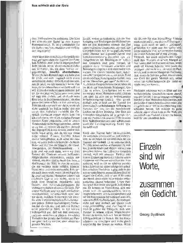 Vorschauseite 2: Das verstehende Gespräch: Nun schließt sich der Kreis