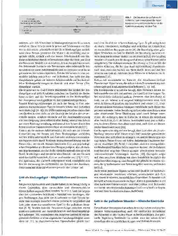 Vorschauseite 2: Trennungsunsicherheit am Lebensende - spirituelle und bindungstheoretische Perspektiven