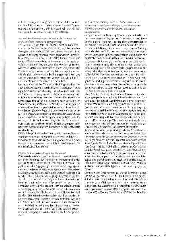 Vorschauseite 2: Hebamme begegnet Anästhesist im Kreissaal - Interprofessionelle Hybridsimulation