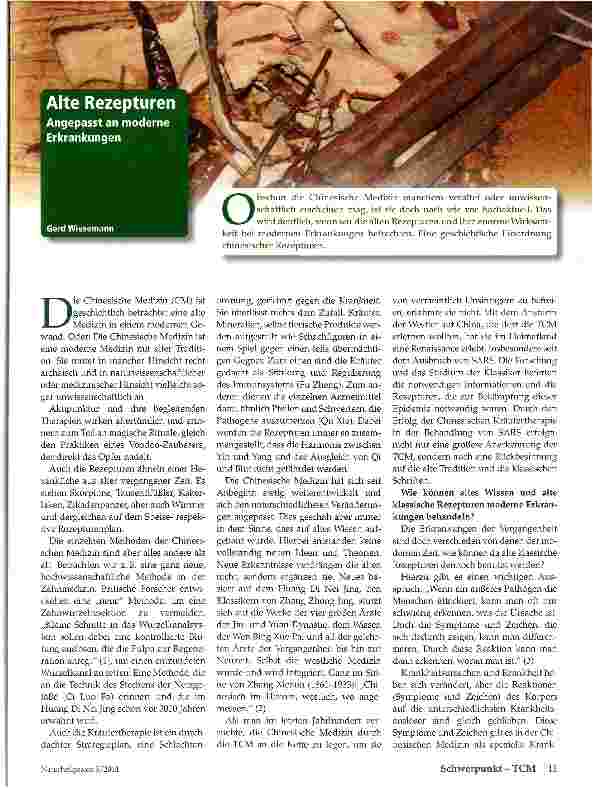 Vorschauseite 1: Alte Rezepturen