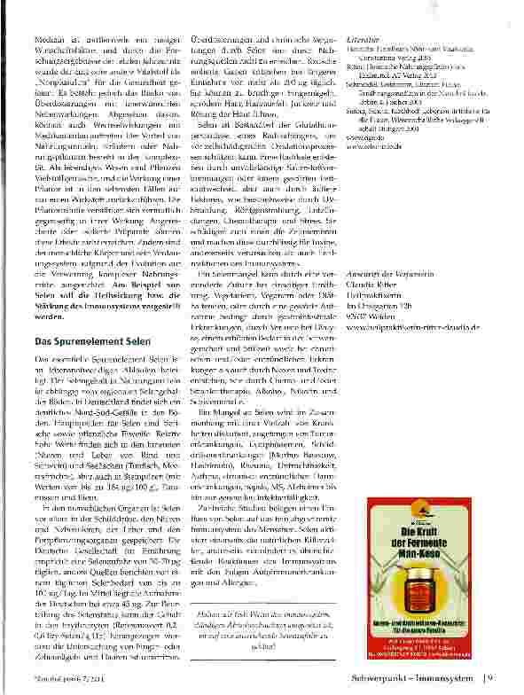Vorschauseite 2: Für ein starkes Immunsystem
