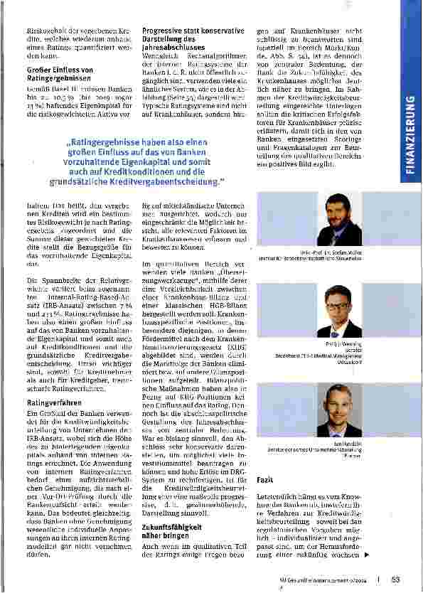 Vorschauseite 2: Rating-Der Schlüssel zu Kapital
